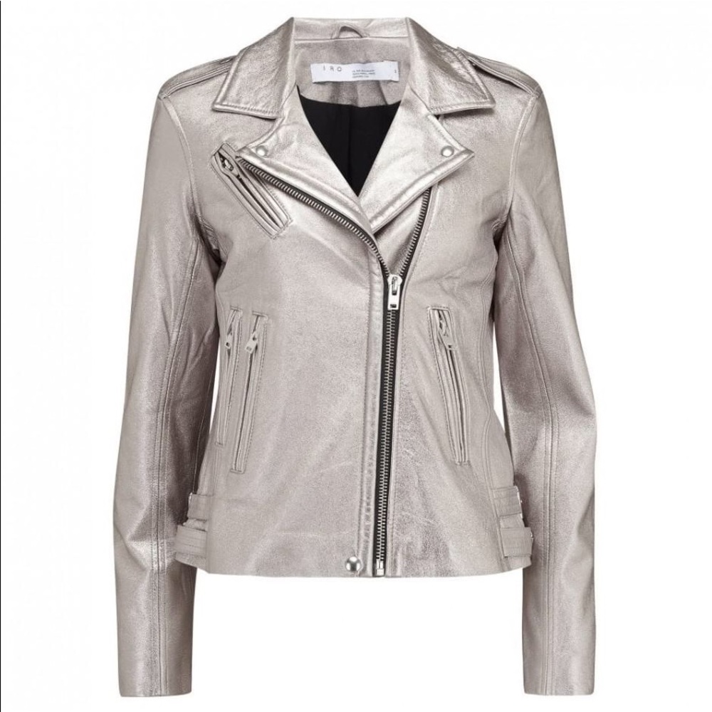NWT Sold Out IRO Han Leather Jacket Sz 38